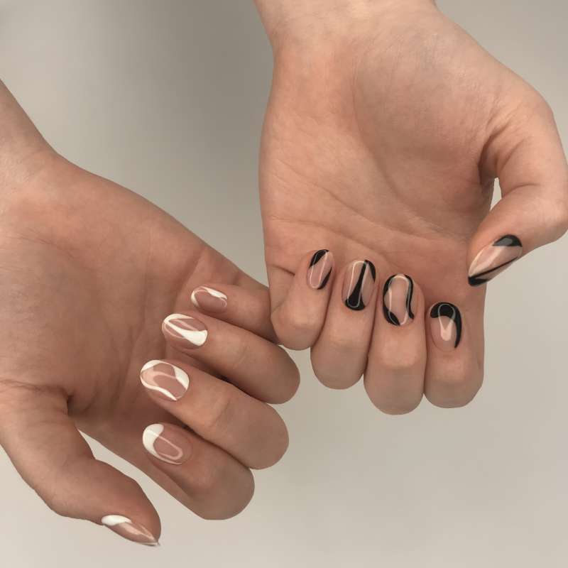 Идеи французского маникюра гель лаком на короткие ногти (78 фото)